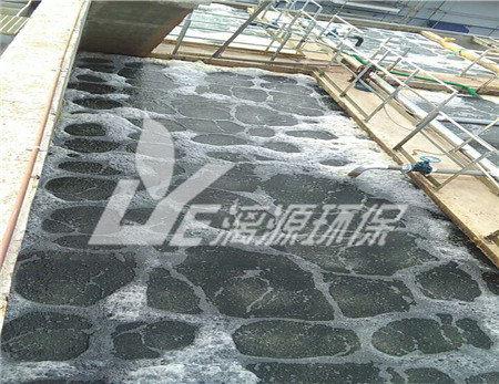 高濃度工業(yè)廢水處理中曝氣池常見(jiàn)不同顏色泡沫分析與判斷描述